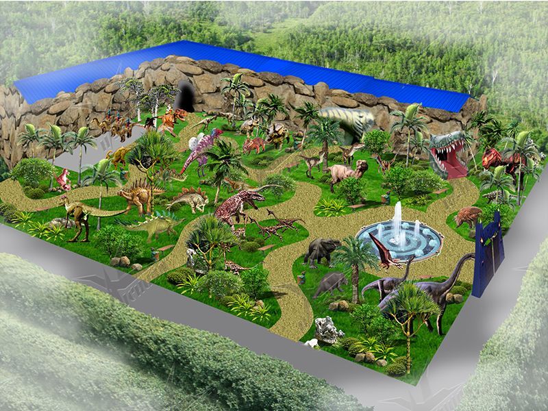 Jurassic Adventure Park: Custom-Designed Dinosaur Realms for Thrilling Exploration