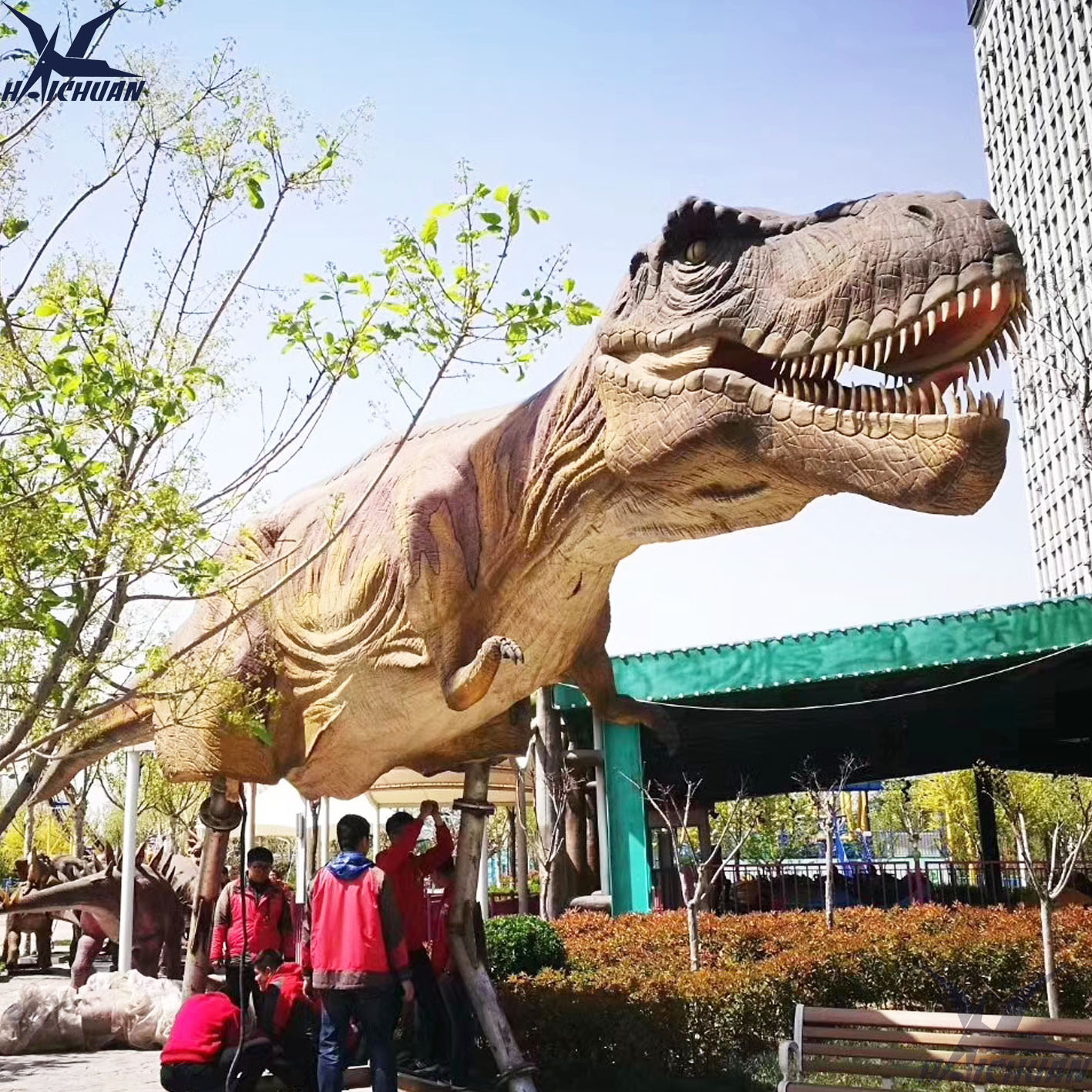 Bionic mechanical dinosaur products are becoming more and more popular