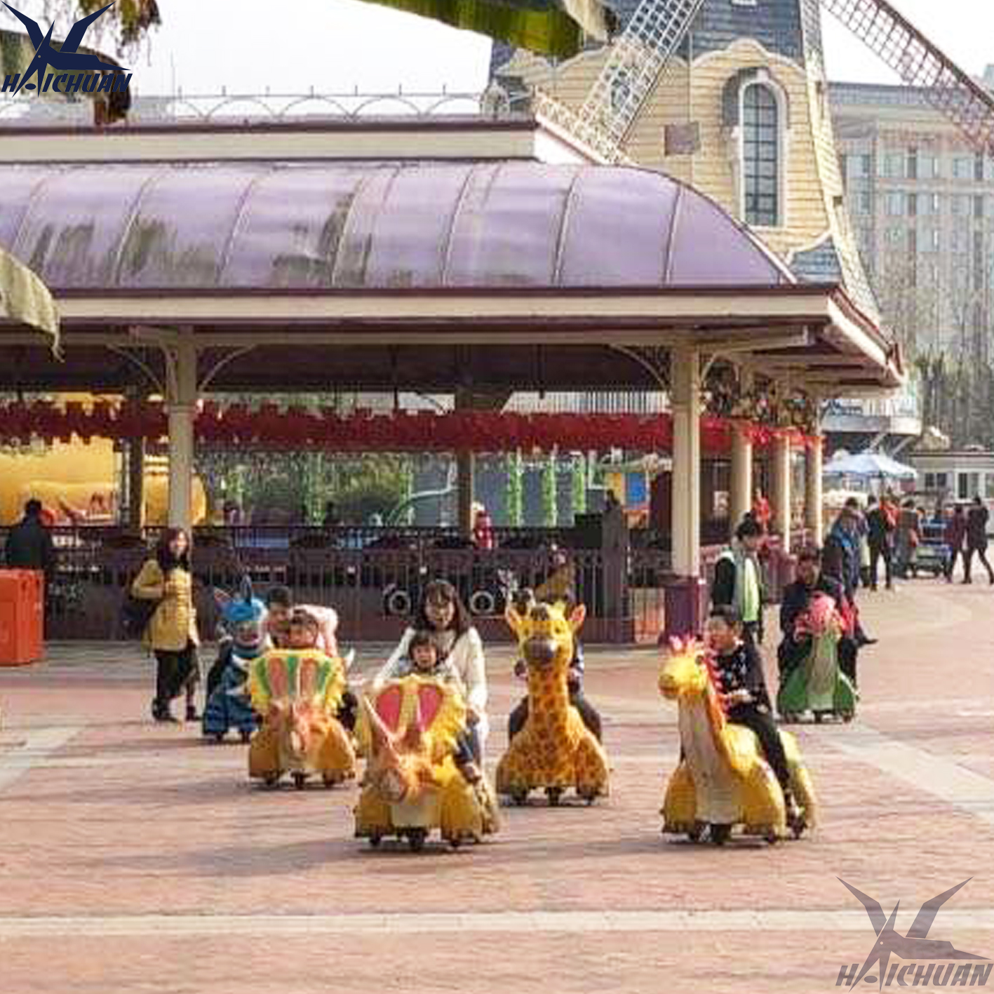 Different dinosaur riding games