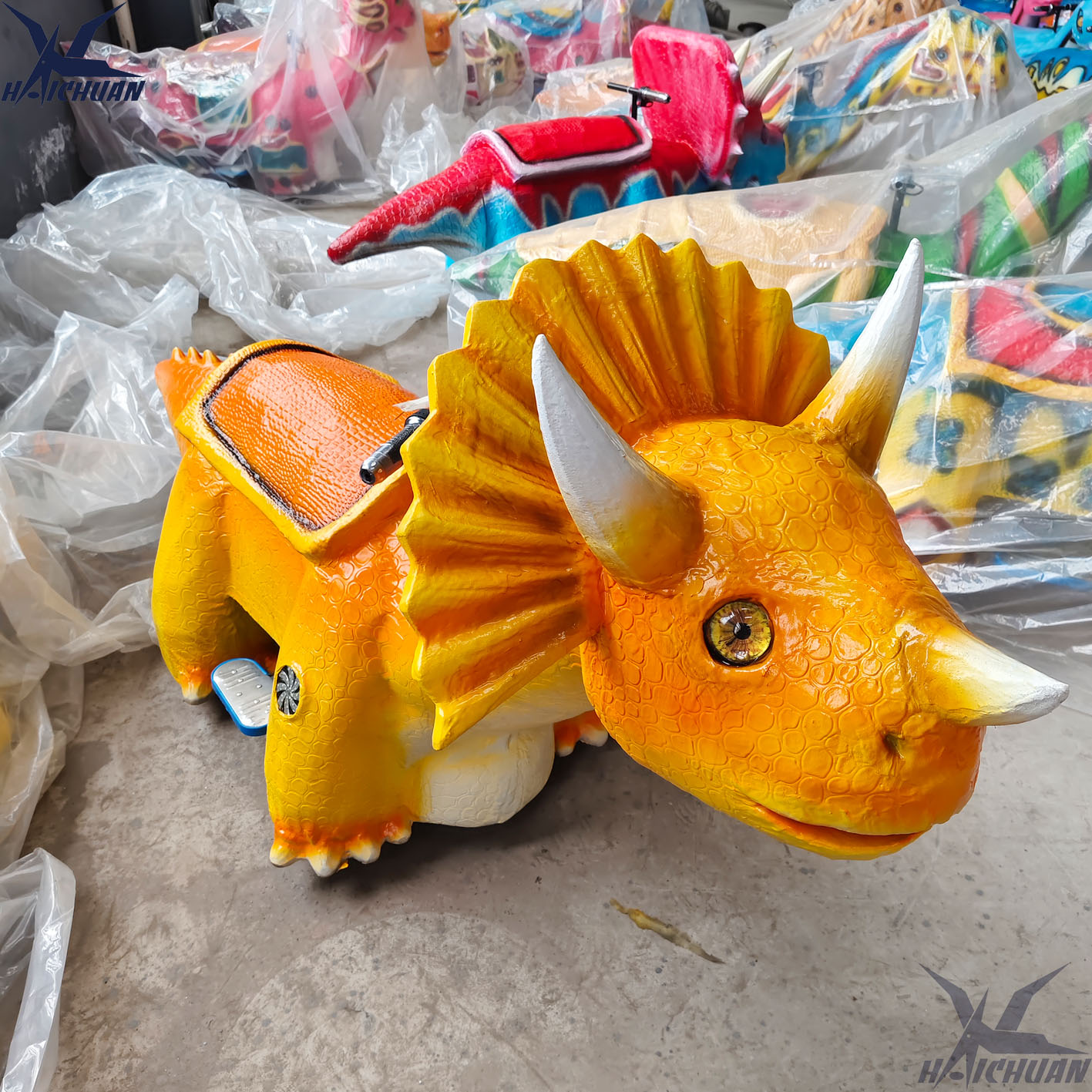 Roar into Fun: Electric Dinosaur Slide Car